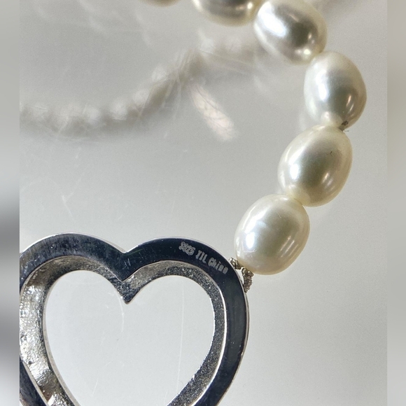 Lot of 16 Genuine Pearl/stone Necklaces with Silver Tone Findings - Picture 12 of 17